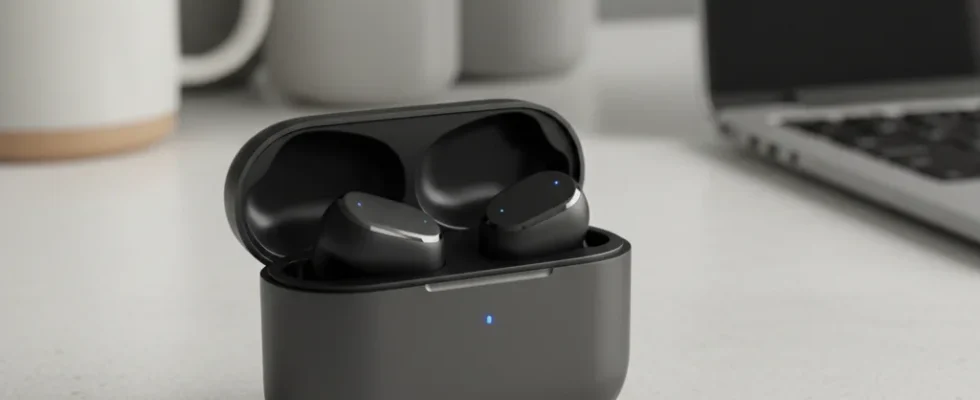 Sleek budget wireless earbuds in charging case