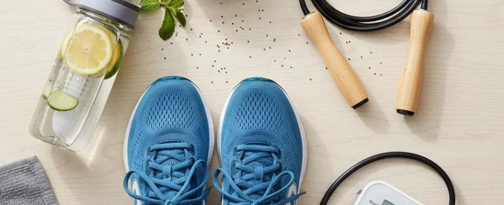 Healthy lifestyle items for lowering blood pressure