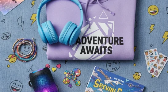 Trendy Gift Ideas for Teens Flat Lay